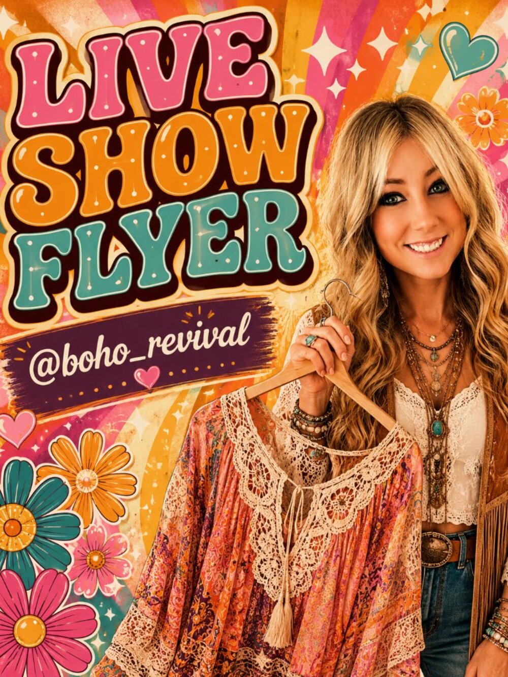 BOHO_REVIVAL IS LIVE! Live Show Notification